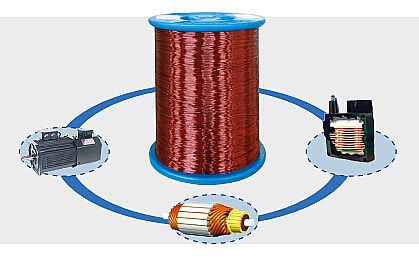 Polyamideimide enameled round copper wire Class 200